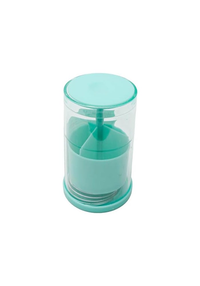 Daiso Cotton Swab Case - Press To Release - Green - Image 2